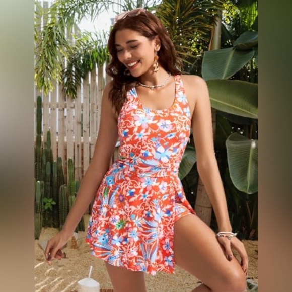 Kate Kasin floral print tankini top - Picture 2 of 11